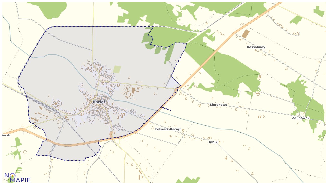 Mapa uzbrojenia terenu Raciąża